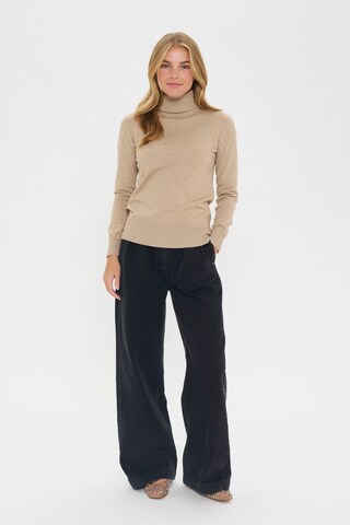 SAINT TROPEZ - Pullover 'Mila' em bege