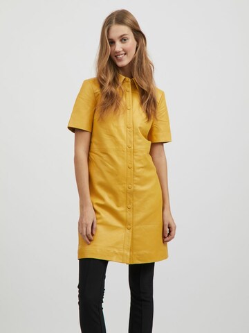 VILA Dress in Yellow: front