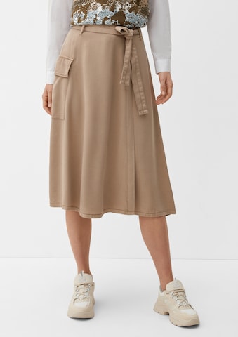 s.Oliver Rock in Beige: Vorderseite