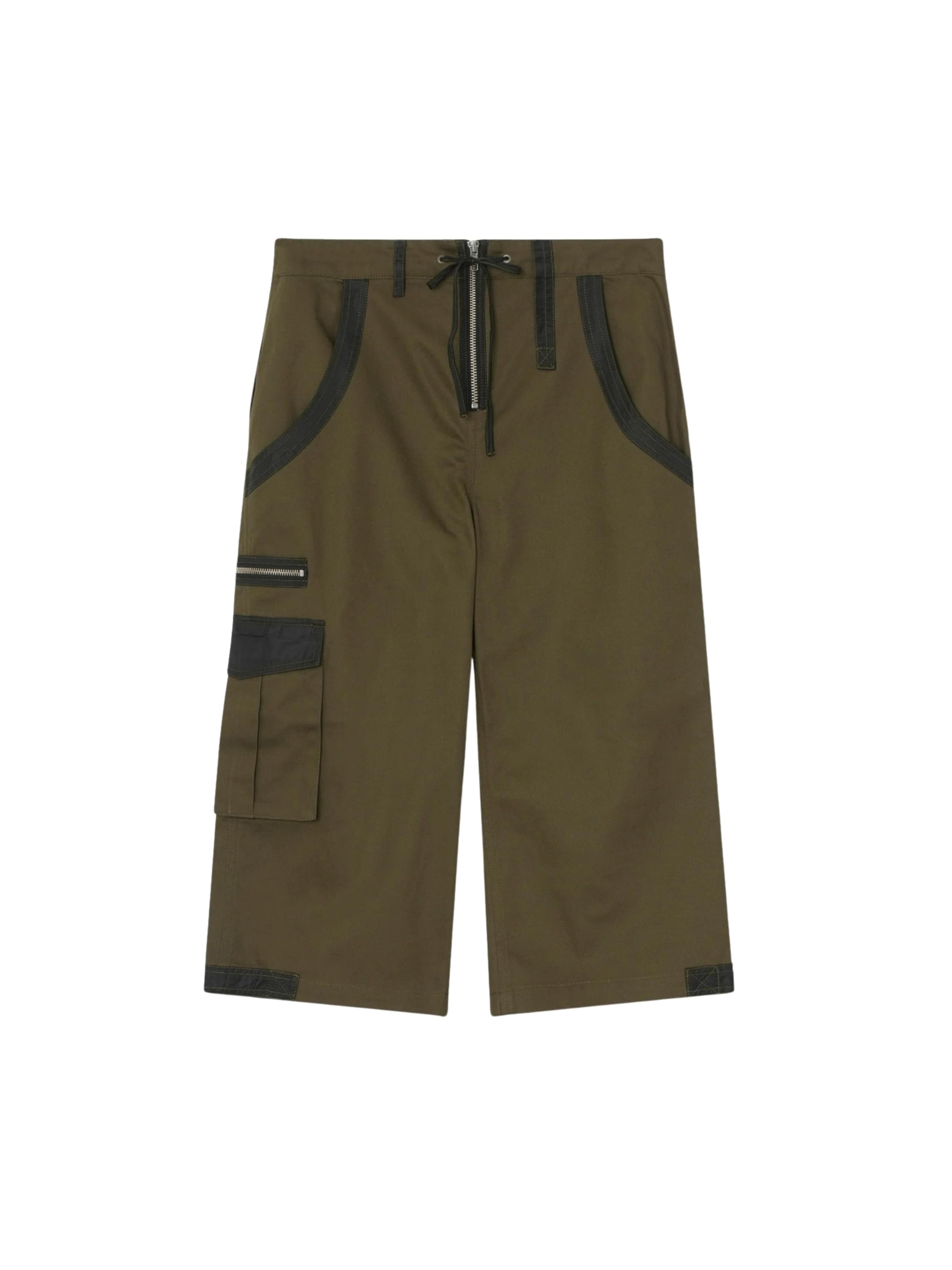 Résumé Loosefit Housut värissä vihreä: etupuoli