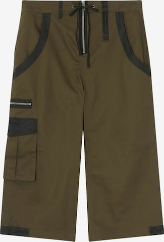 Résumé Loosefit Housut värissä vihreä: etupuoli