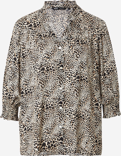 Bluză 'RAYA' ONLY pe maro / negru / alb, Vizualizare produs