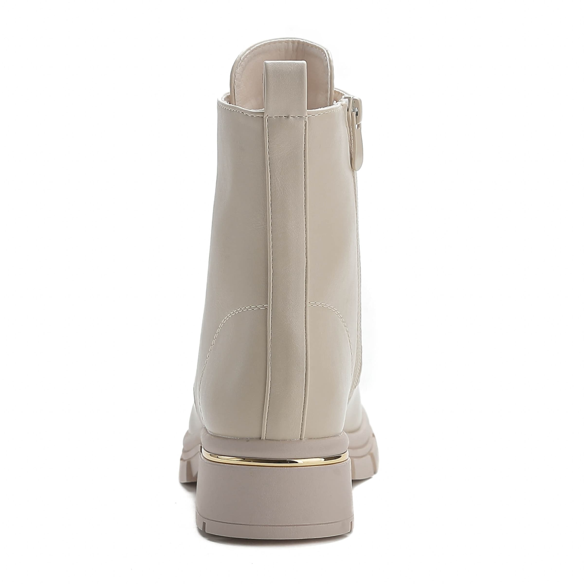 Stivaletto stringato di Elara in beige