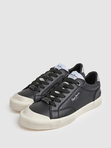Pepe Jeans Sneaker low 'KENTON VINTAGE W' in Schwarz