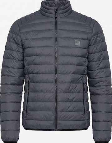 Carrera Jeans Outdoorjacke 'Upright-Collar' in Grau: Vorderseite