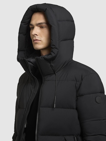 Manteau d’hiver 'Rigo Matt-YM' khujo en noir