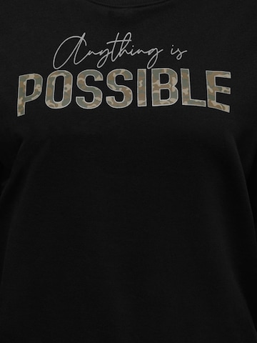 Sweat-shirt 'CAROdessi' ONLY Carmakoma en noir