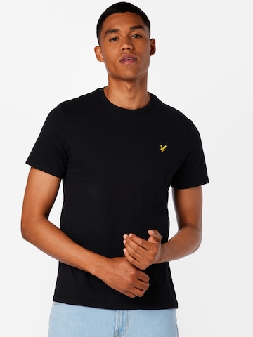 T-Shirt 'Plain' Lyle & Scott en noir : devant