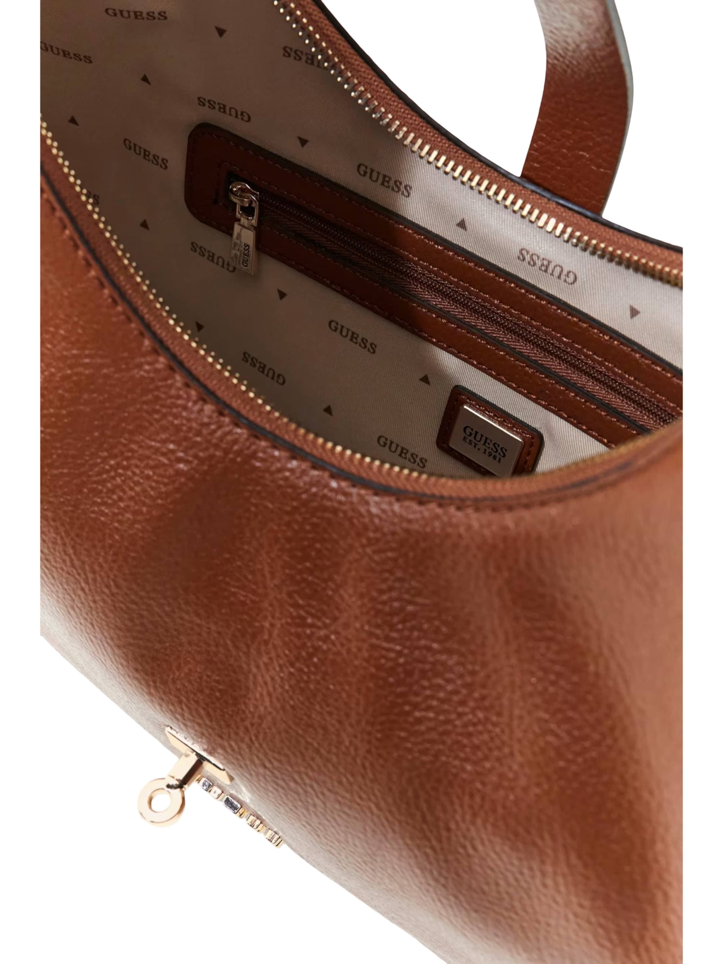 GUESS Schoudertas 'Brooke Hobo' in Bruin
