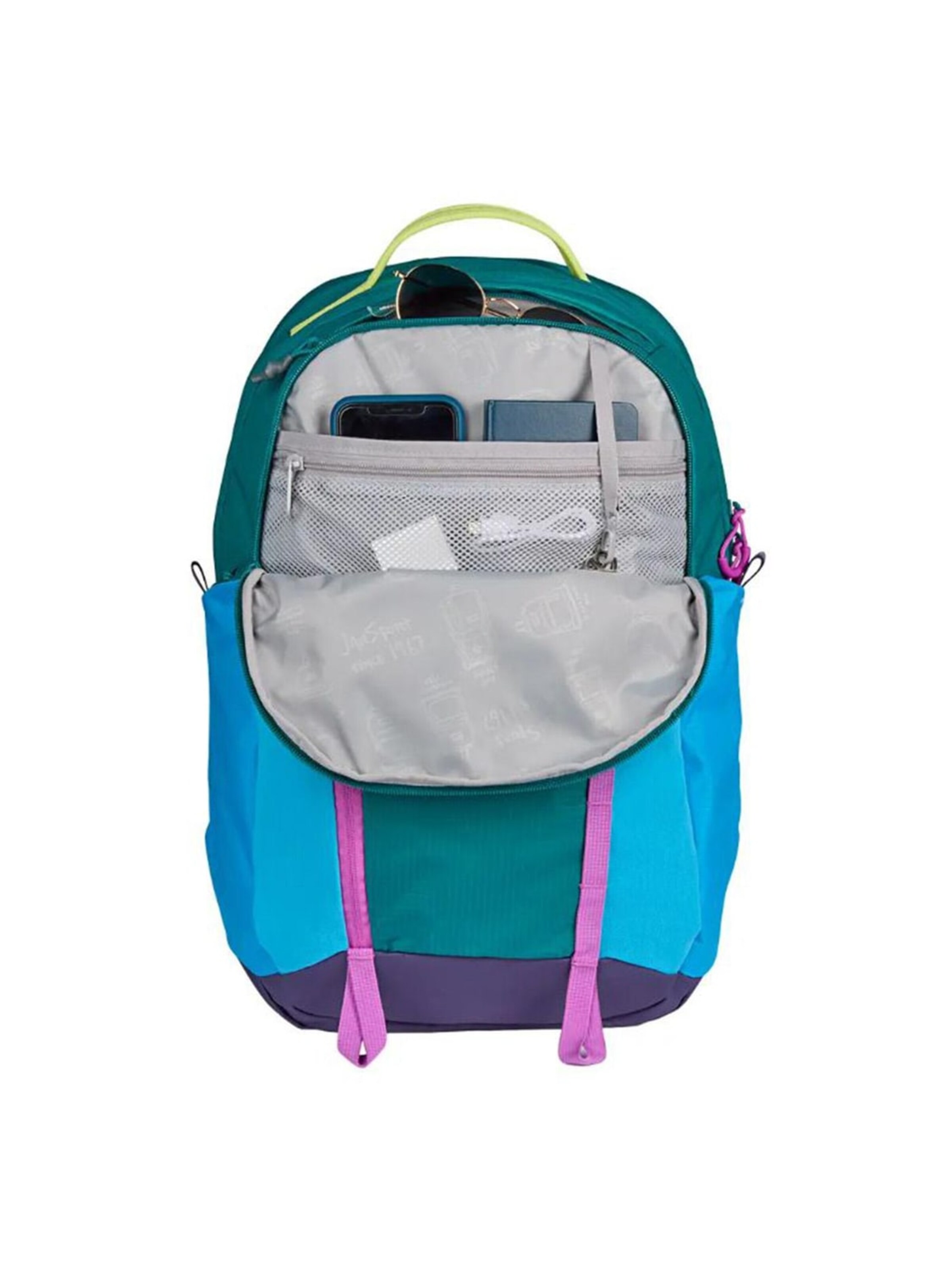 JANSPORT Plecak 'All Around Pack Medium Emerald Pool -- Blue / Green Backpack' w kolorze zielony