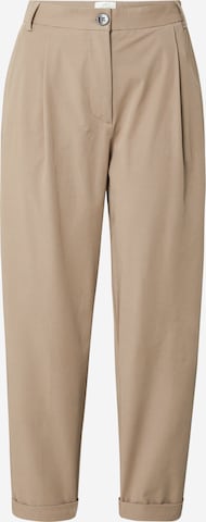 FIVEUNITS Pleat-Front Pants 'Malou' in Beige: front