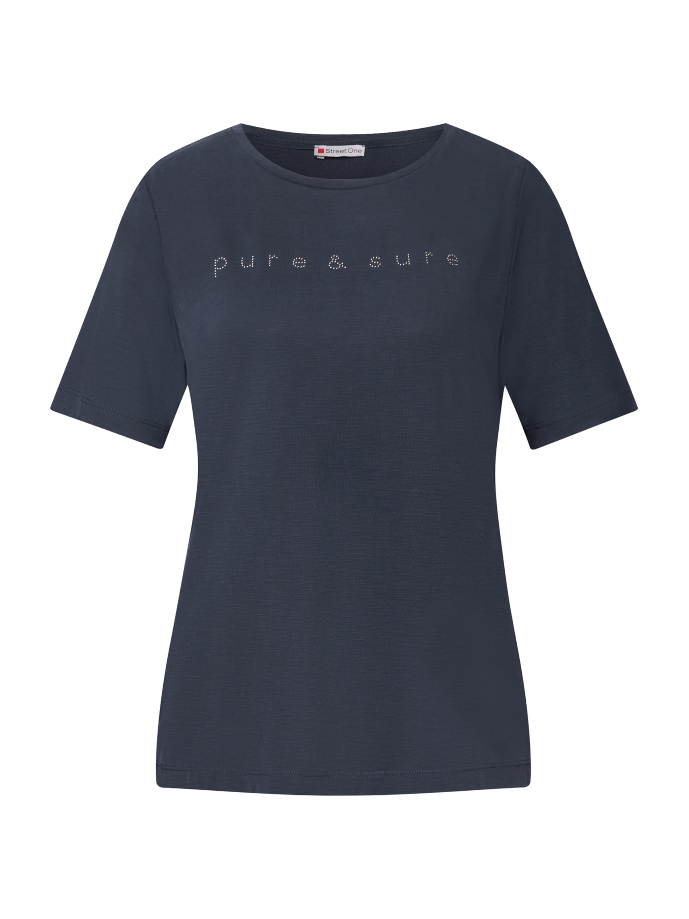 STREET ONE Majica | modra barva: sprednja stran