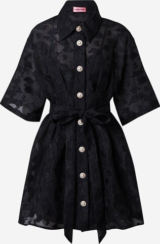 Custommade Košeľové šaty 'Josibel' - Čierna: predná strana