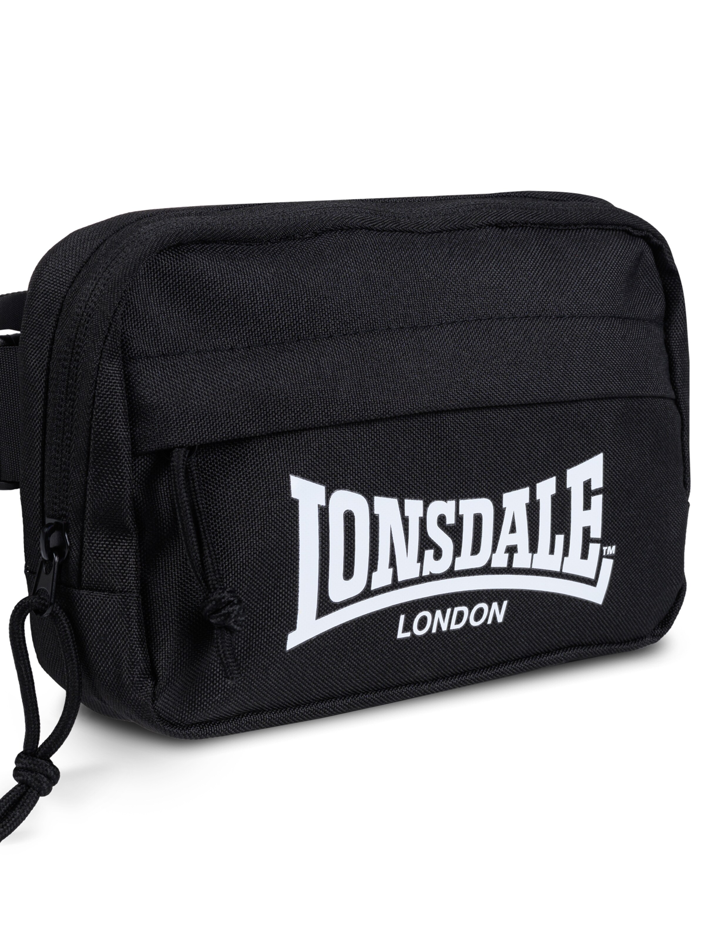 LONSDALE - Riñonera 'Laindon' en negro