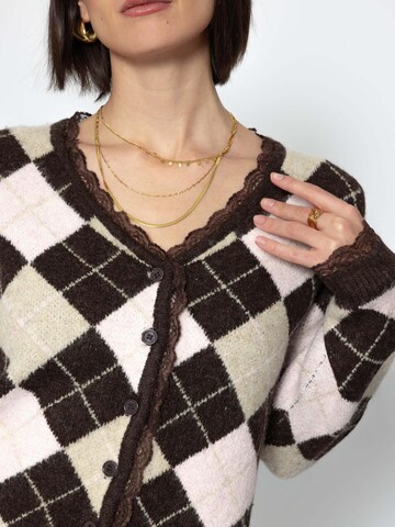 SASSYCLASSY Knit cardigan in Brown