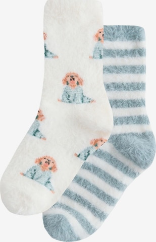 Next Nogavice | bela barva: sprednja stran