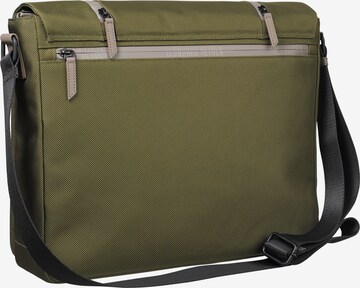 LEONHARD HEYDEN Document Bag 'Helsinki' in Green