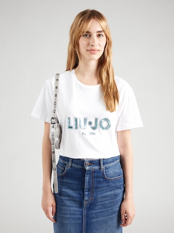 Liu Jo Футболка 'MODA' в Белый: спереди