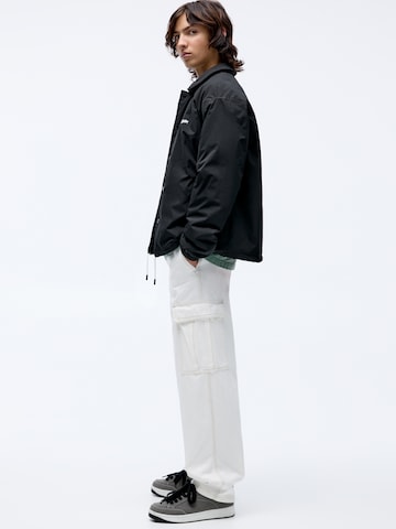 Pull&BearWide Leg/ Široke nogavice Cargo hlače - bijela boja