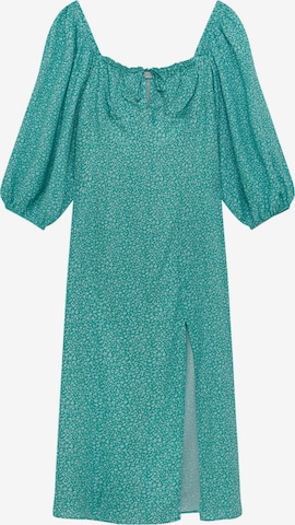 Pull&Bear Obleka | zelena barva: sprednja stran