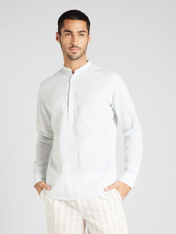 JACK & JONES Regular fit Srajca | zelena barva: sprednja stran