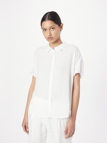 UNITED COLORS OF BENETTON Blouse in White: front