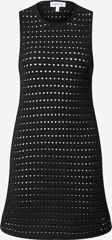EDITED فستان 'Tally' بلون أسود: الأمام