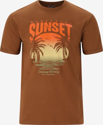Cruz Performance Shirt 'Nicky' in Brown: front
