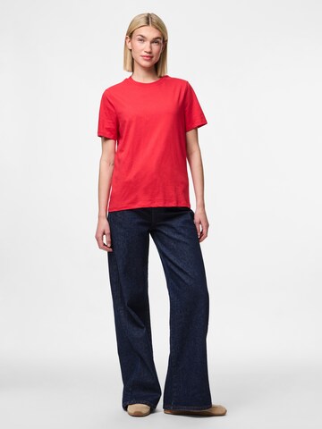 PIECES T-Shirt 'PCRia' in Rot