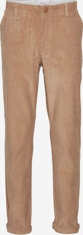 KnowledgeCotton Apparel Regular Hose 'Chuck 8 Wales' in Beige: predná strana