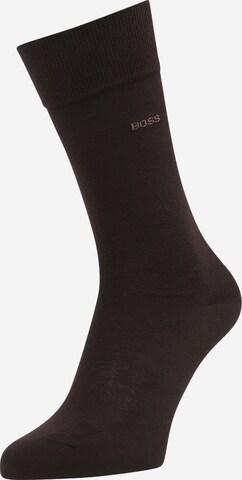 Chaussettes 'Marc' BOSS en marron : devant