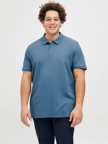 Jack & Jones Plus Póló 'JJEAustin' - kék: elől