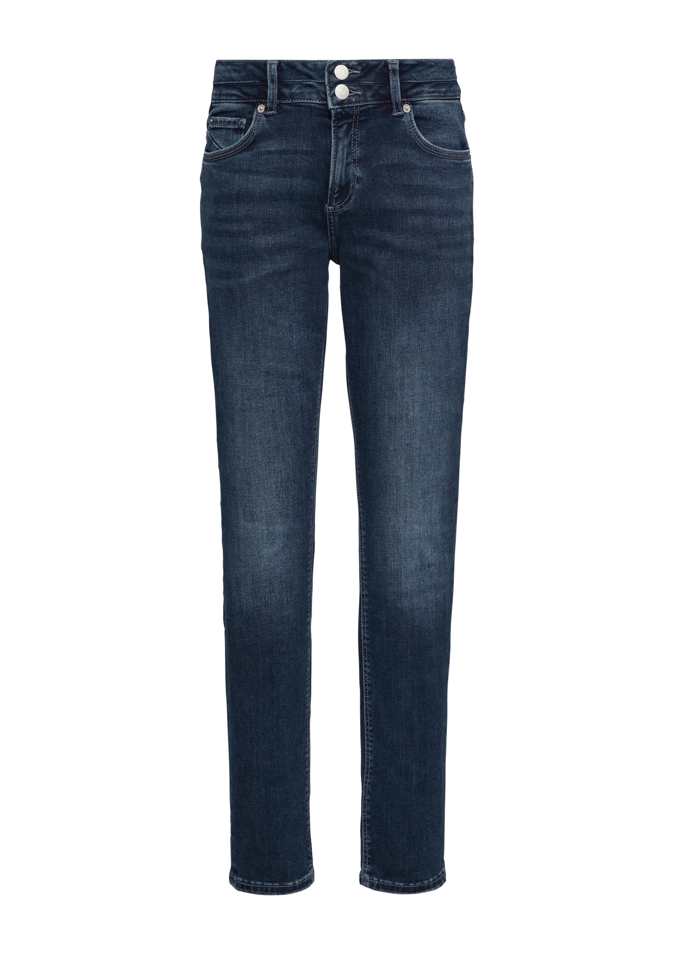 Coupe slim Jean 'Catie' QS en bleu : devant