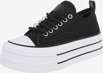 Ital-Design Sneaker in Schwarz: Vorderseite