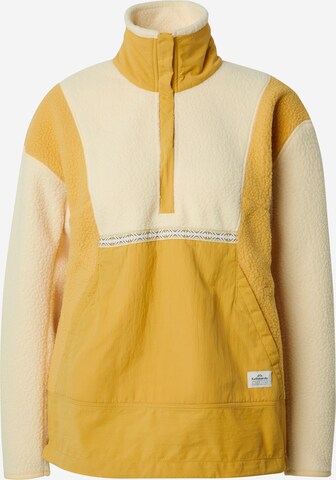 Pull-over de sport Kathmandu en jaune : devant