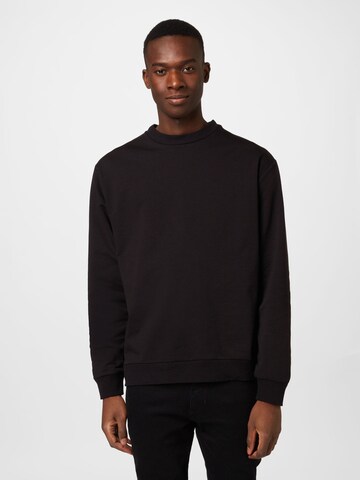 ABOUT YOU Sweatshirt 'Anton' in Black: front