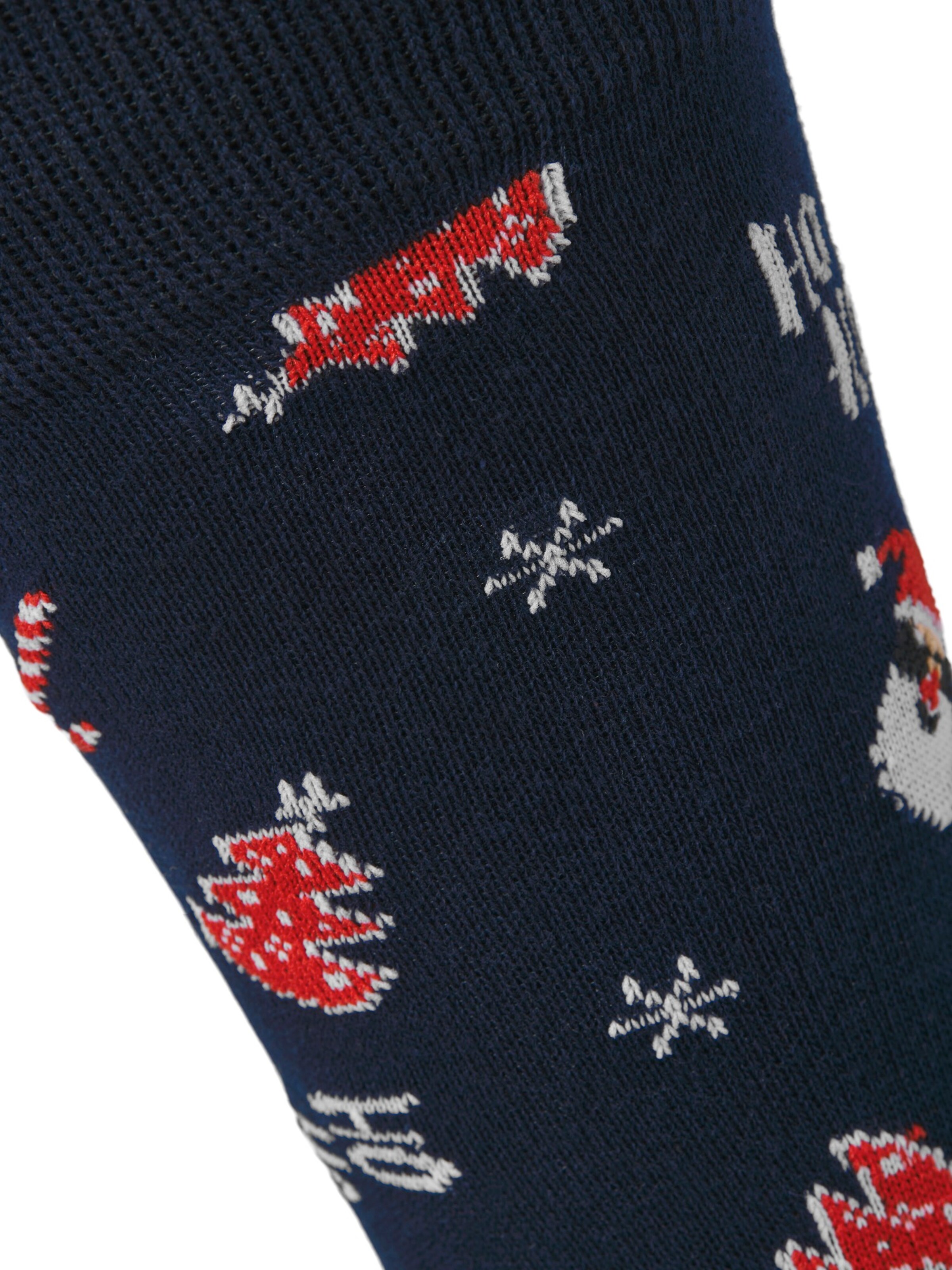 Jack & Jones Plus Boxer shorts 'JACSANTA TREES' in Blue