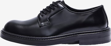 SELECTED HOMME - Zapatos con cordón 'Carter' en negro: frente
