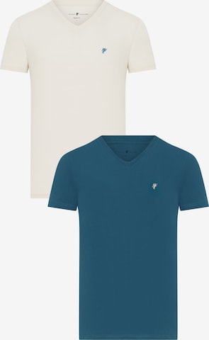 T-Shirt DENIM CULTURE en bleu : devant