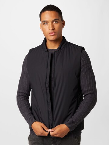 Lindbergh Vest in Black: front