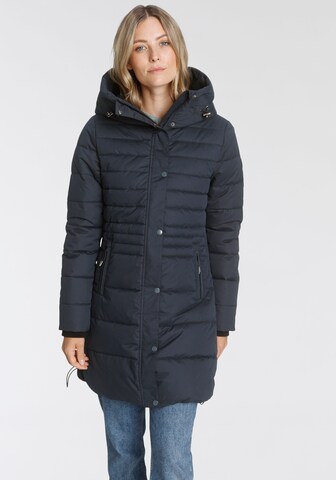 POLARINO Outdoor Coat in Blue: front