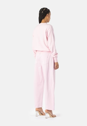 Wide leg Pantaloni 'Isabella' di Elias Rumelis in rosa
