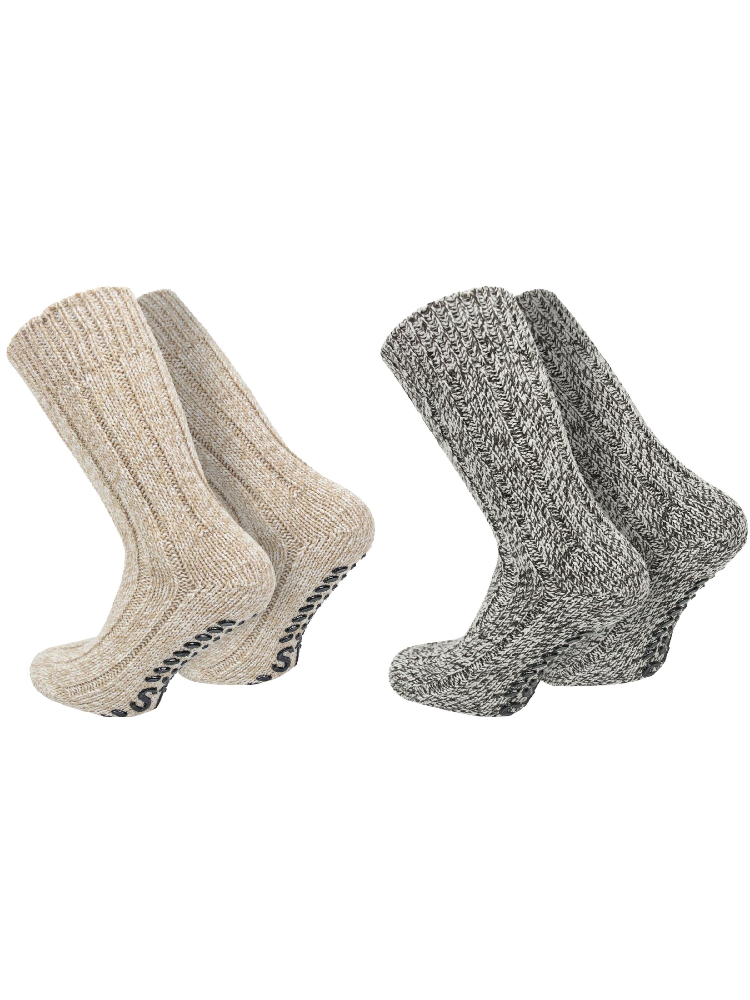 normani Socks in Brown: front