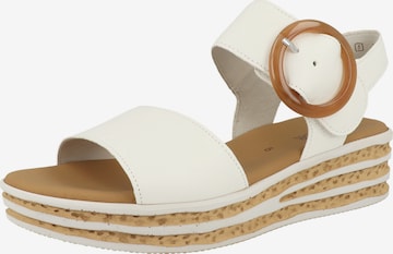 Sandales GABOR en blanc : devant