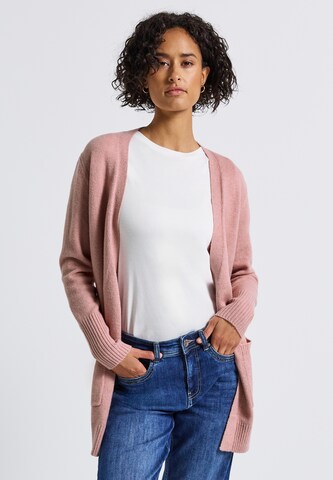 STREET ONE Strickjacke in Pink: Vorderseite