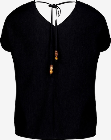 Camicia da donna di zero in nero: frontale