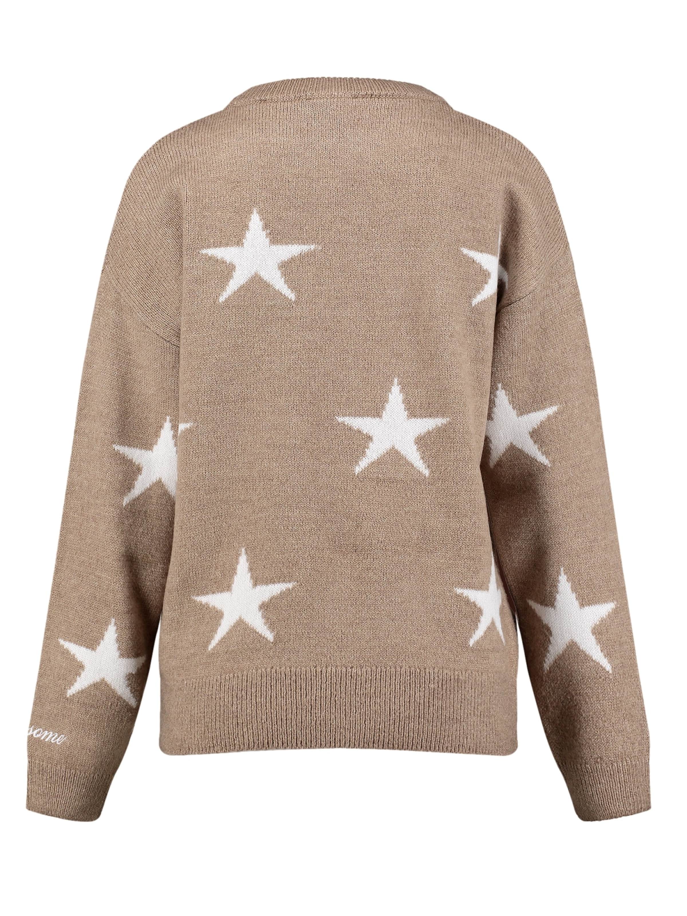 Key Largo Pullover 'TWINKLE' in Braun