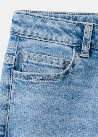 MANGO KIDS Slimfit Jeans i blå