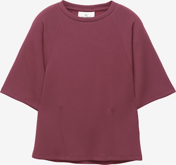 Tricou de la Pull&Bear pe mov: față