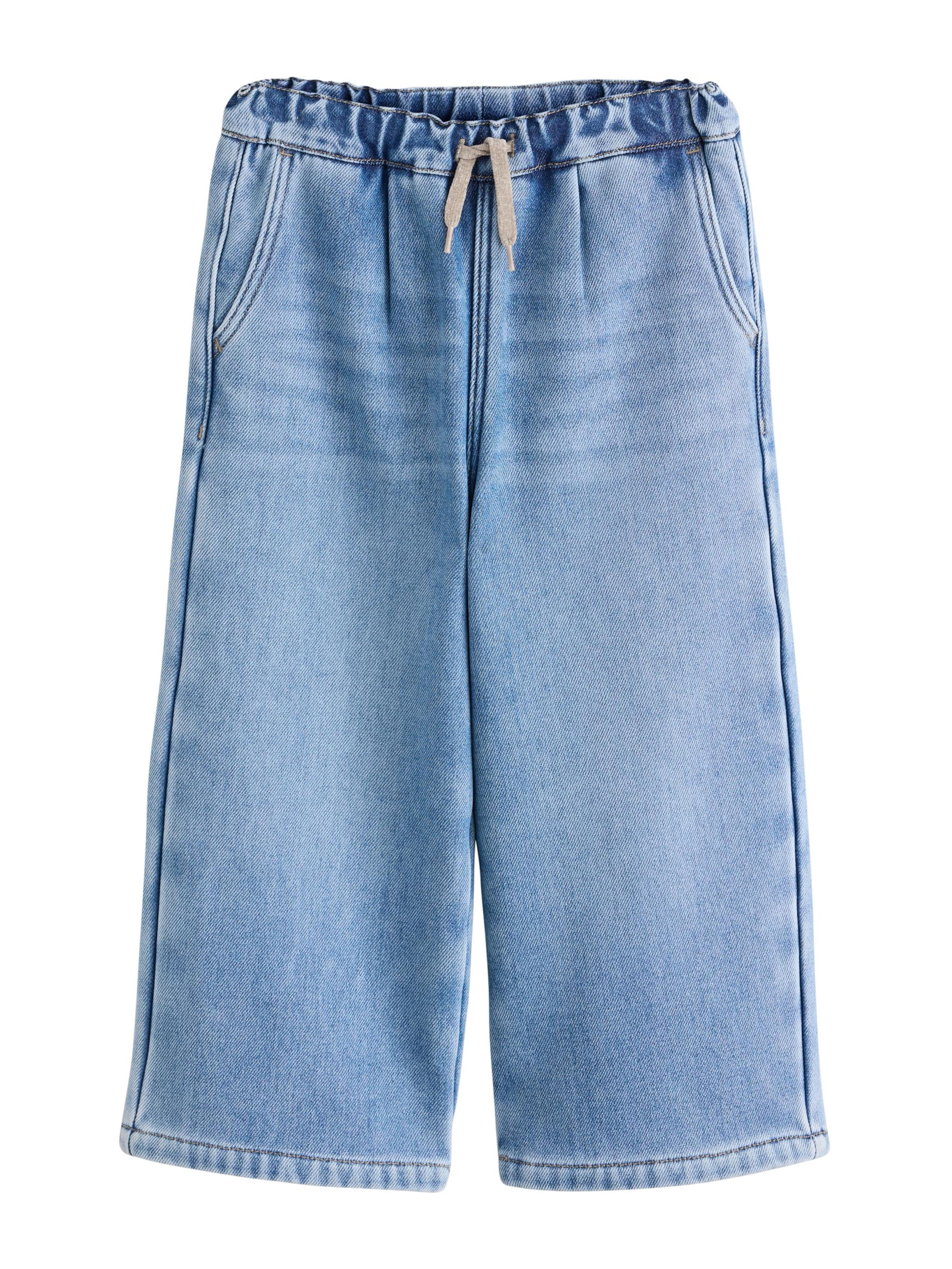 Next Wide Leg Jeans in Blau: Vorderseite